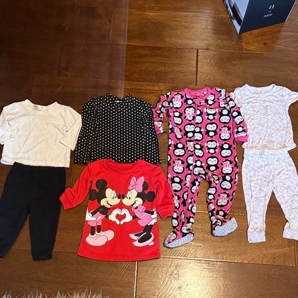 Carter's Kids Shirts & Tops - Red, Black, White, Pink